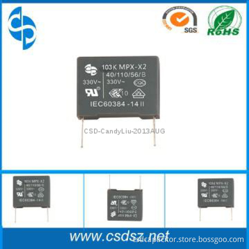 HIGH PRECISION CAPACITOR MKP62-X2 330VAC